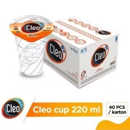 Cleo Cup Air Mineral Gelas Cleo 220ml