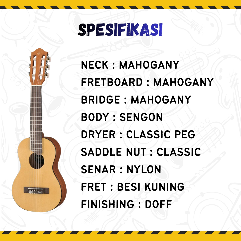 Gitar LELE Original Custom Senar 6/ Ukulele Senar 6