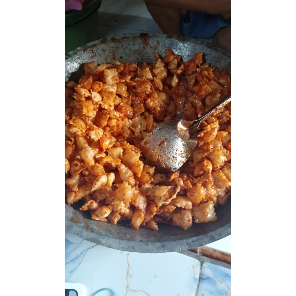 Siomay Kering Mini Pedas Daun Jeruk - Renyah, Pedas, dan Gurih