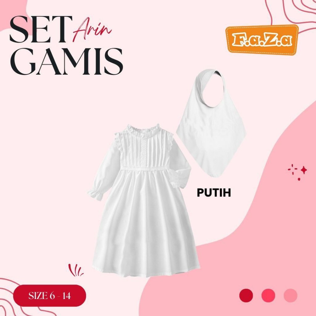 FAZA - Set gamis arin anak