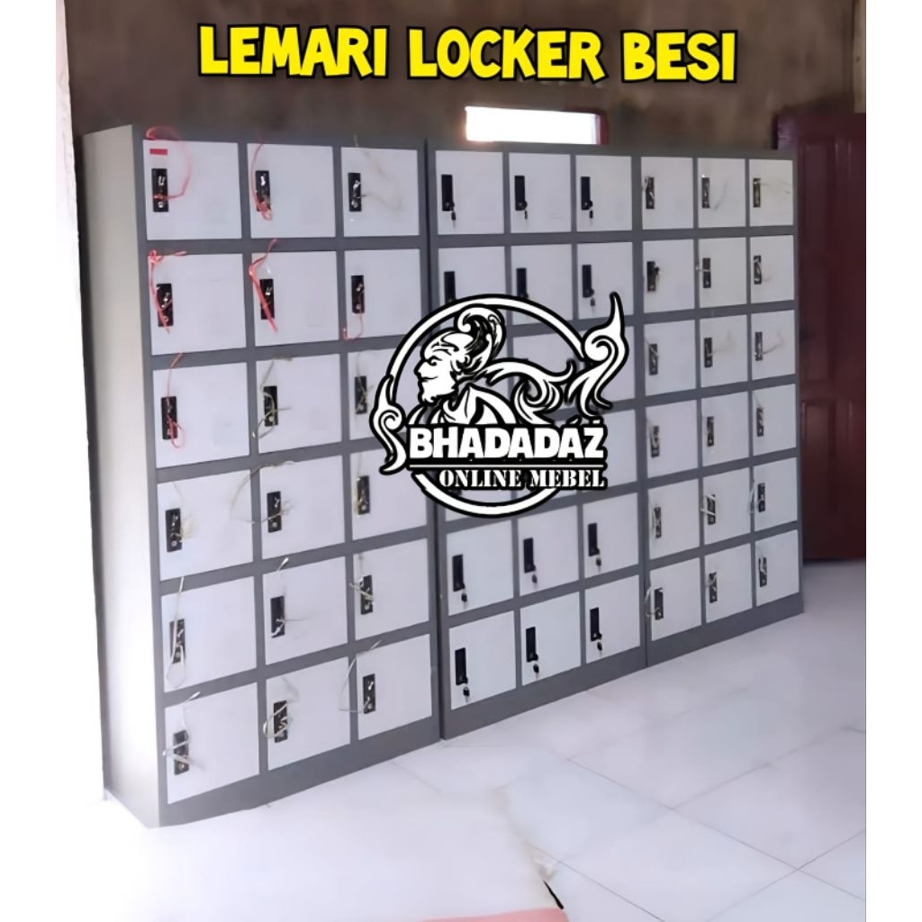 Lemari Loker Besi 15 Pintu