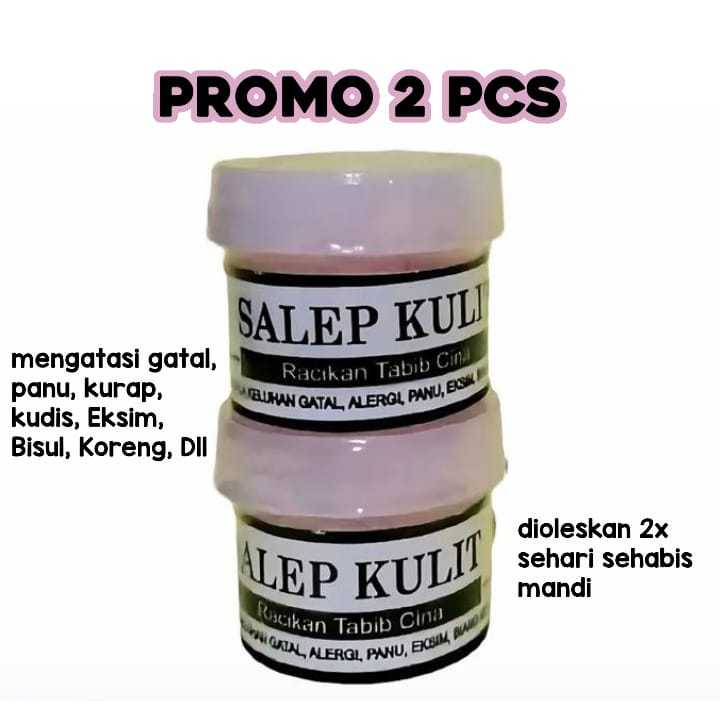 (Paket 2pcs) Salep Gatal Racikan Tabib Cina Spesialis Kulit Paling Ampuh Eksim basah kering Gaatalme