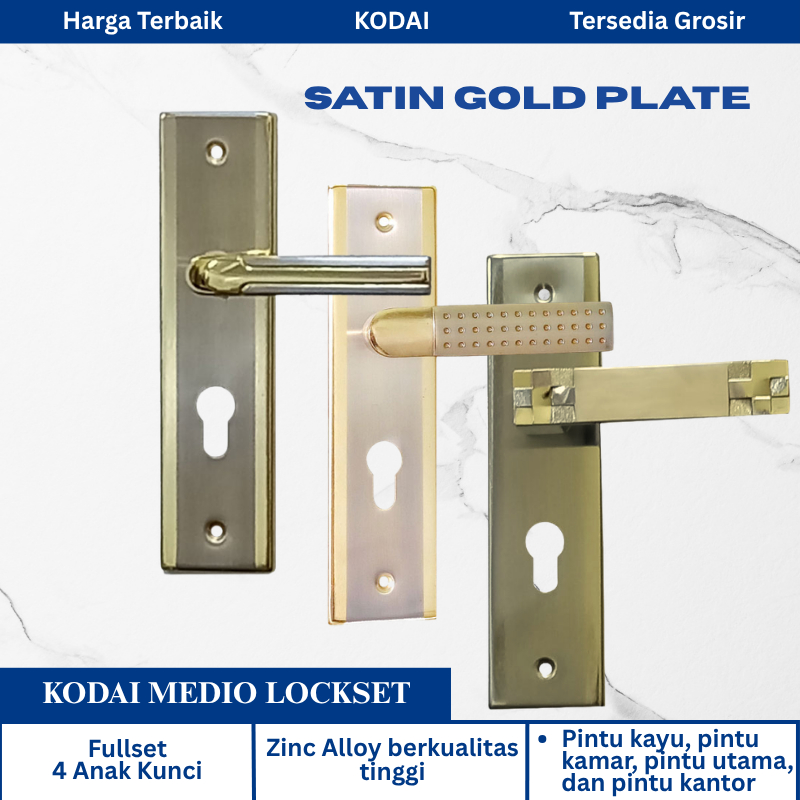 •Gagang Pintu KODAI Premium | Handle Pintu Minimalis Elegan Anti Karat | Gagang pintu minimalis | Co