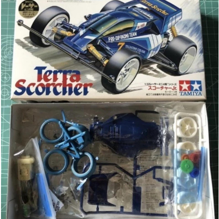tamiya terra scorcher clear chassis