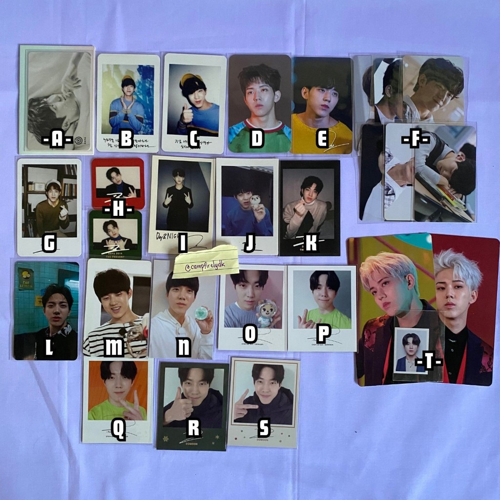 DAY6 Dowoon Photocard Official Merchandise