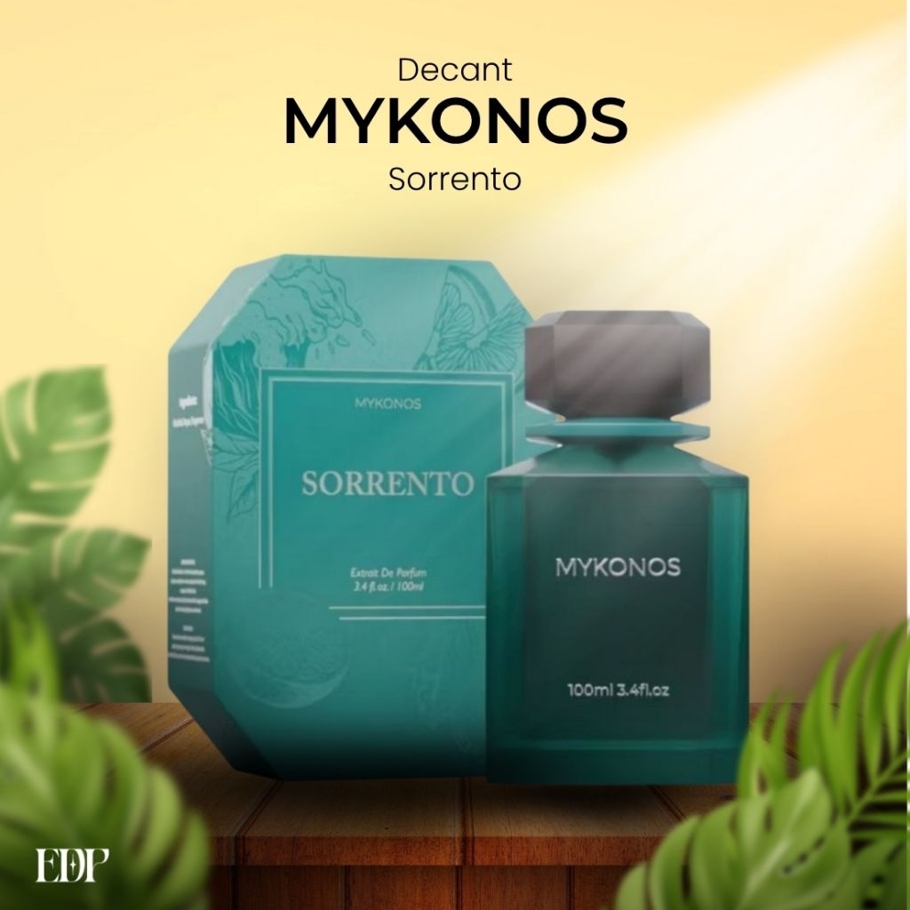 Decant Parfum Mykonos Sorrento | Parfum Unisex | Parfum Original | Parfum Mykonos
