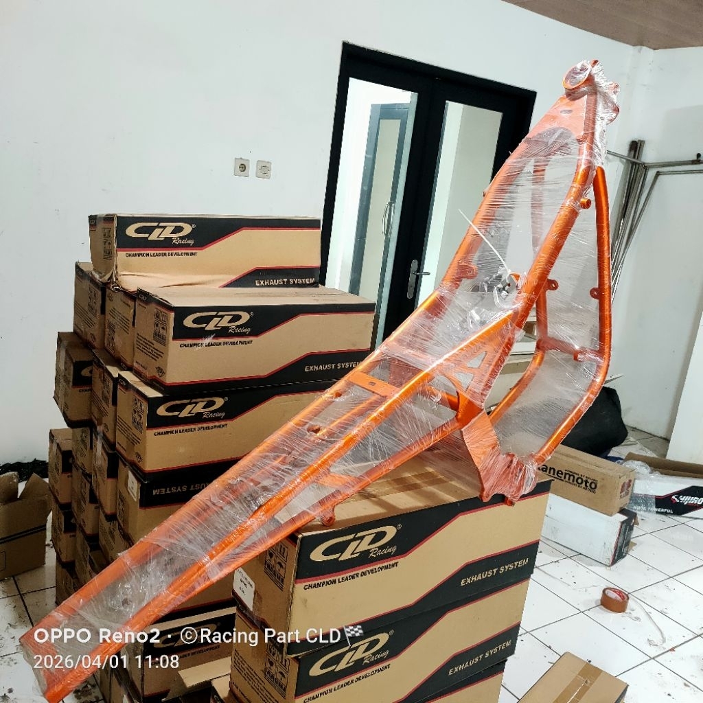 FRAME RANGKA ALUMINIUM ALMUNIUM DRAG NINJA 150 FFA FOR SHIJIRO