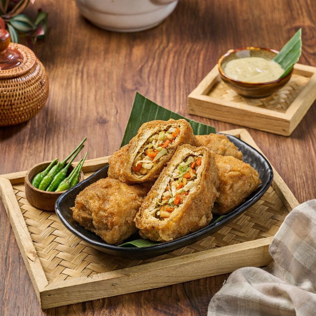 Tahu isi sayur pedas