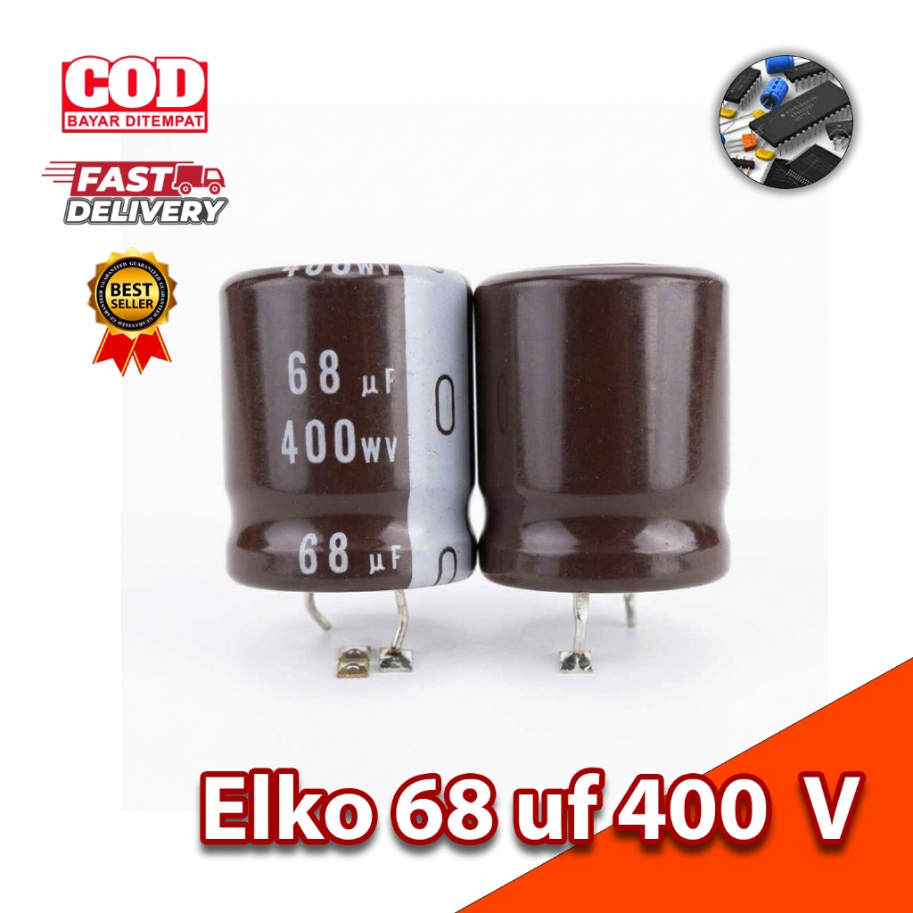 Elco 68uf 400v / Elko 68 uf 400 v 68uf400v