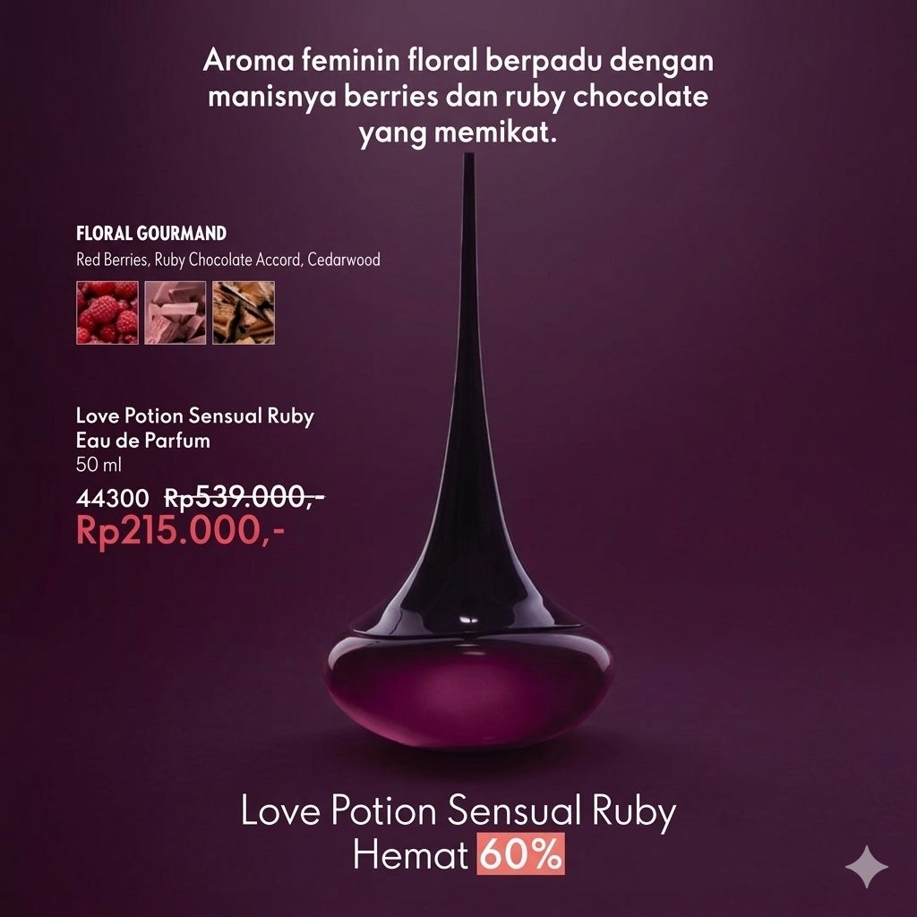 Love Potion Sensual Ruby Eau de Parfum Oriflame