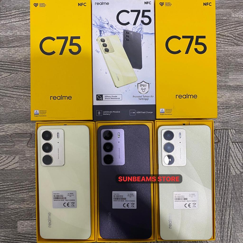 Realme C75 8/128 8/256 Second Fullset Bekas Resmi