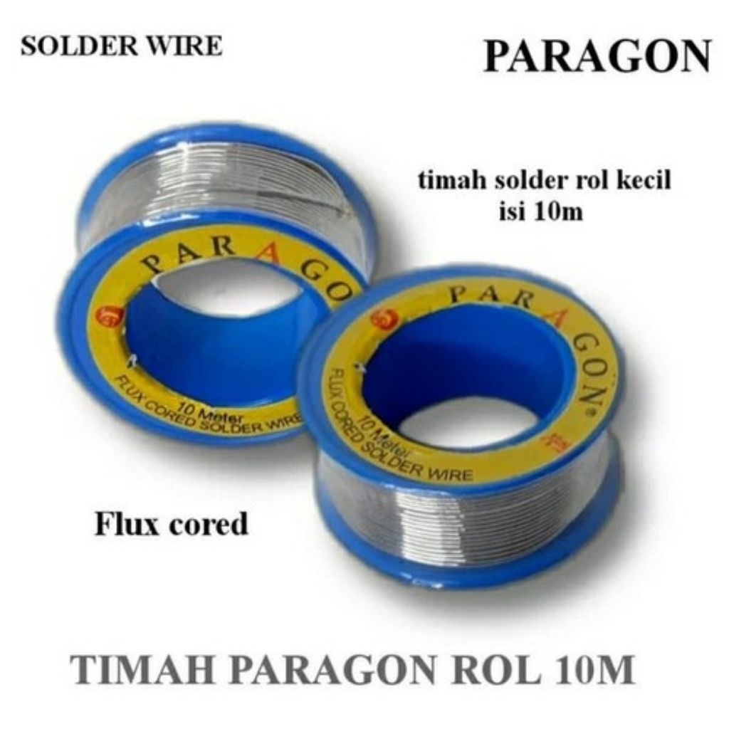 Timah Solder Paragon Panjang 10m / Tinol Paragon Panjang 10m