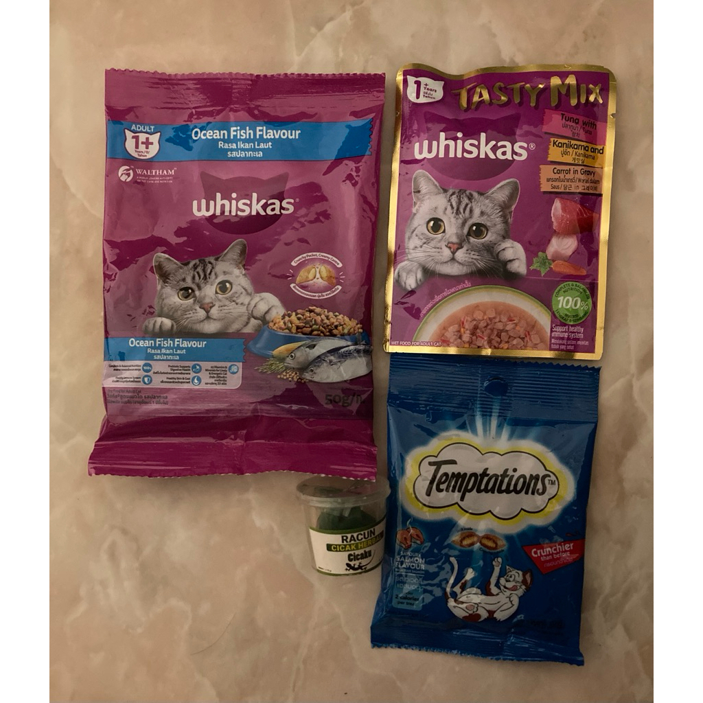 Makanan kucing Whiskas