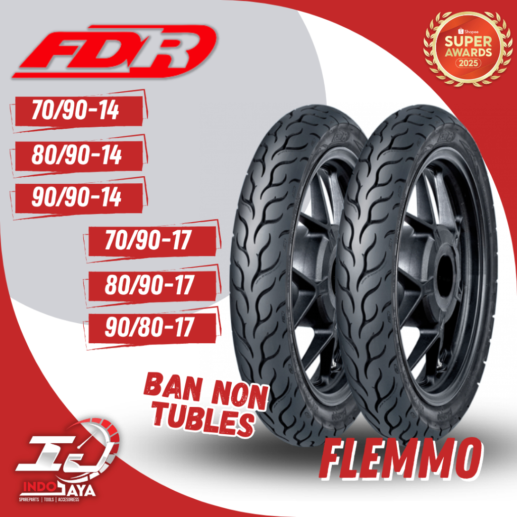 [READY COD] BAN FDR FLEMMO  ( 70/90 - 80/90 - 90/80 - 90/90 ) RING 14 / RING 17 / BAN FDR TUBETYPE (