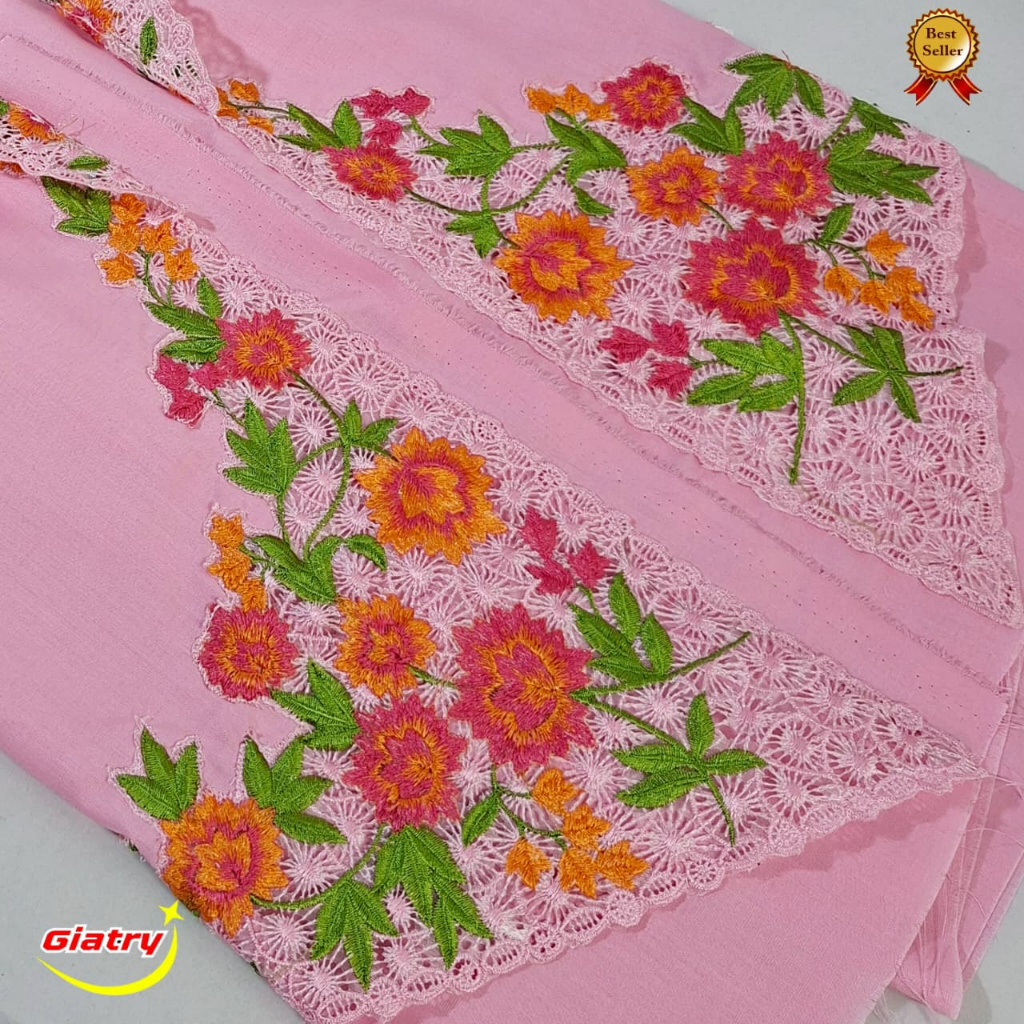 Bahan Kebaya Bordir Kebaya Encim katun