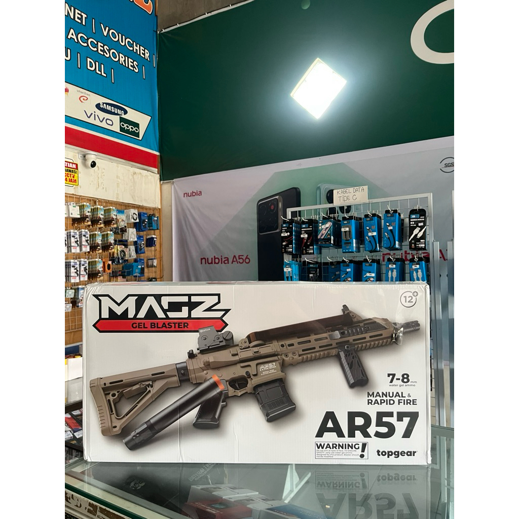 MAGZ Ar57 mainan water gel blaster