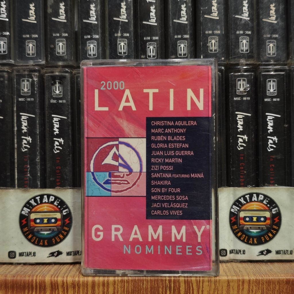 Kaset - 2000 Latin Grammy Nominees - Kompilasi Barat - Radio Tape - Kaset Pita - Radio - Pemutar Kas