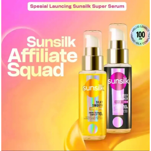 -CLAIRY- SUNSILK SUPER SERUM SILKY SMOOTH | GLOSSY BLACK 45ML