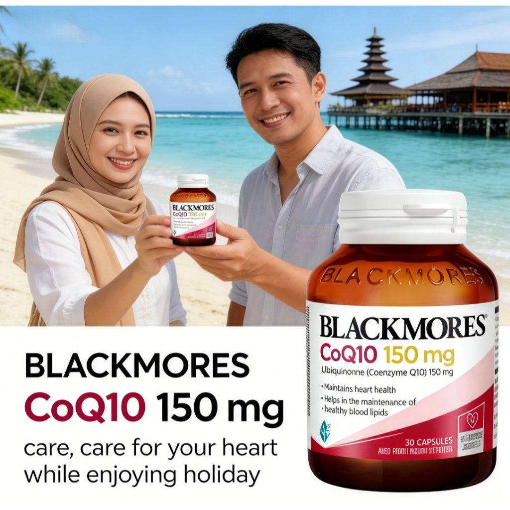 100% Authentic/Blackmores Coenzyme Q10 150mg 30s | Premium Australian Heart Supplement, Maintains Ca