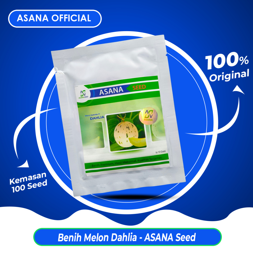 Benih Melon Premium Dalmation Dahlia ASANA Seed