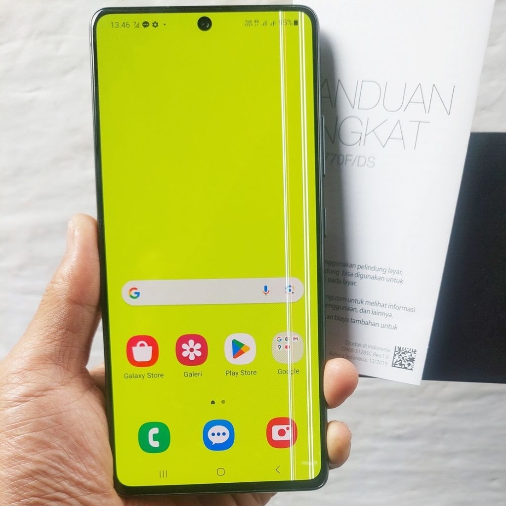 Handphone Samsung Galaxy S10 Lite 8/128 NFC Second Eks Resmi Sein Mulus Original