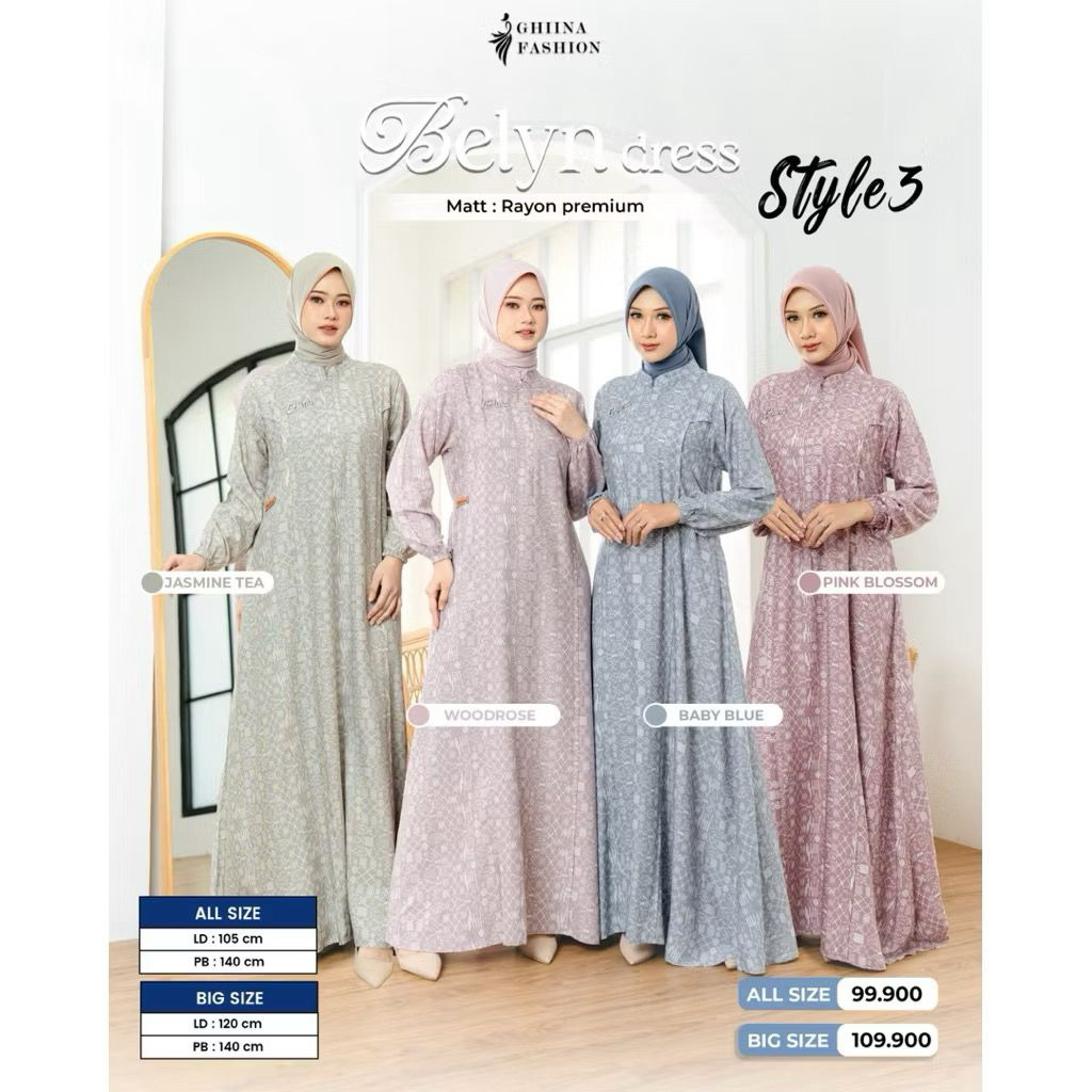 Gamis belyn dress by ghina fashion