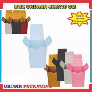Box 5x5x10 Cm / Box Sloop / Box Parfum / Kardus / Karton Polos