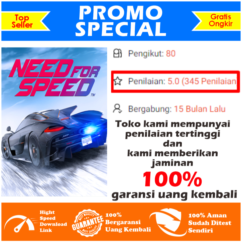 [PROMO BELI 1 GRATIS 1] Need for Speed™ No Limits Bergaransi
