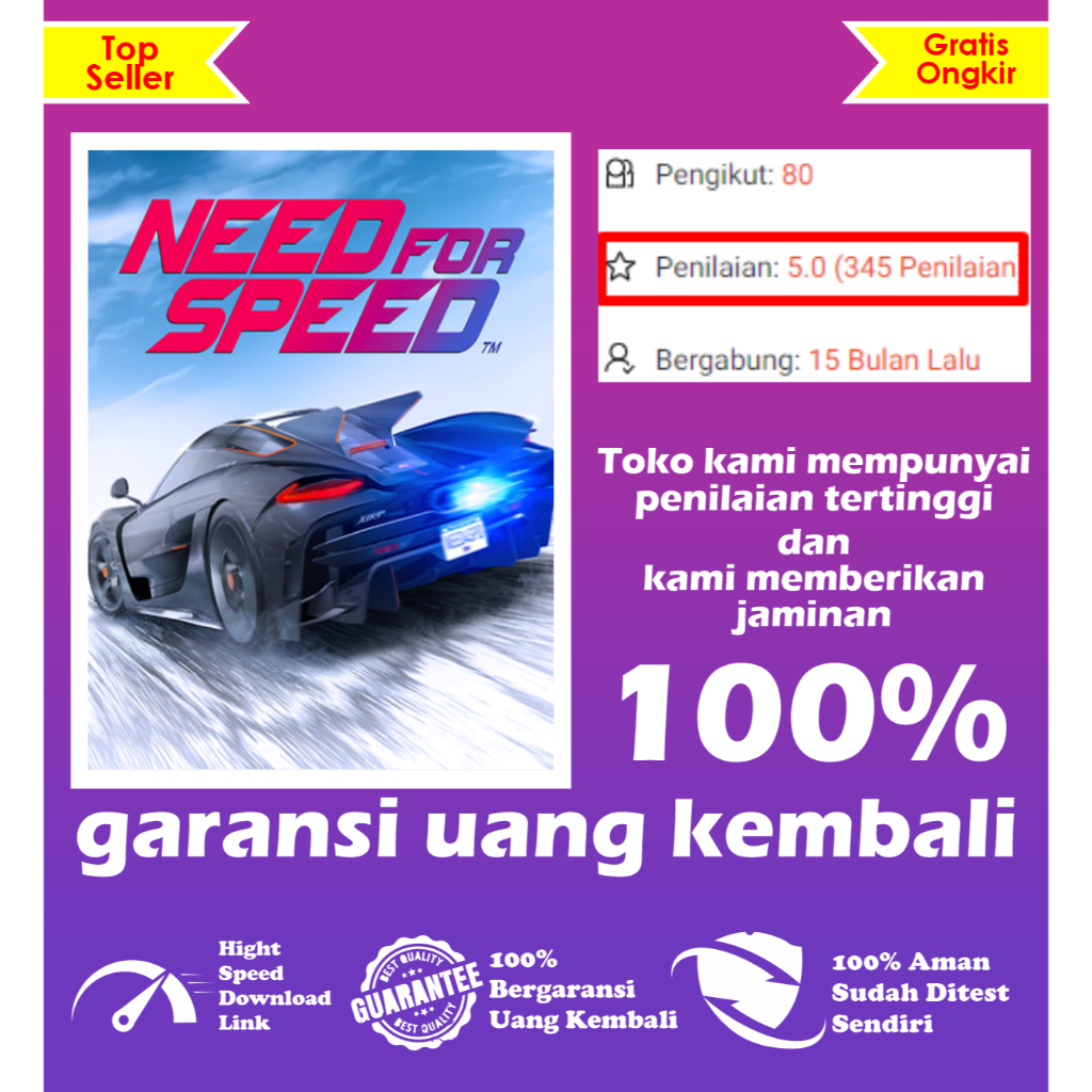 [PROMO BELI 1 GRATIS 1] Need for Speed™ No Limits Bergaransi