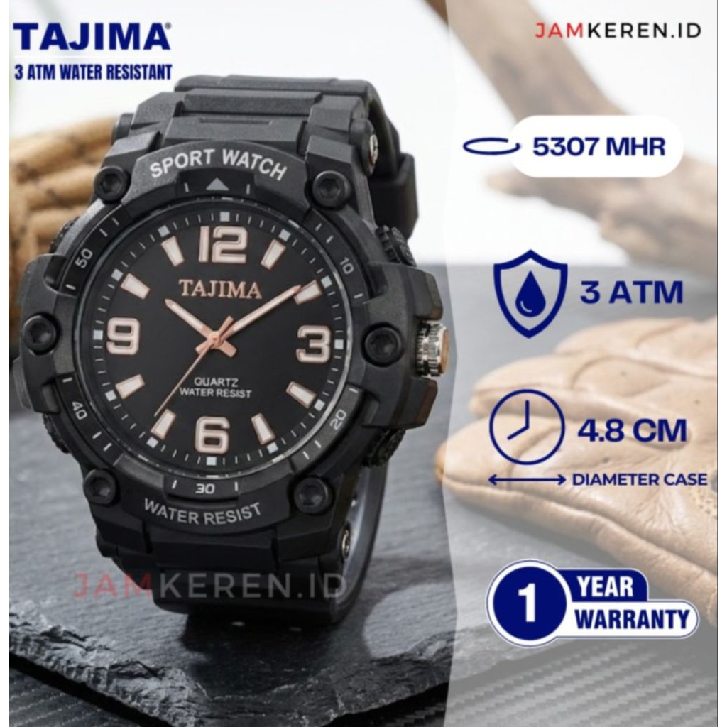 JAM, JAM TANGAN, JAM TANGAN ANTI AIR, JAM TANGAN TAJIMA, JAM TANGAN SPORT, JAM TANGAN PRIA, JAM TANG