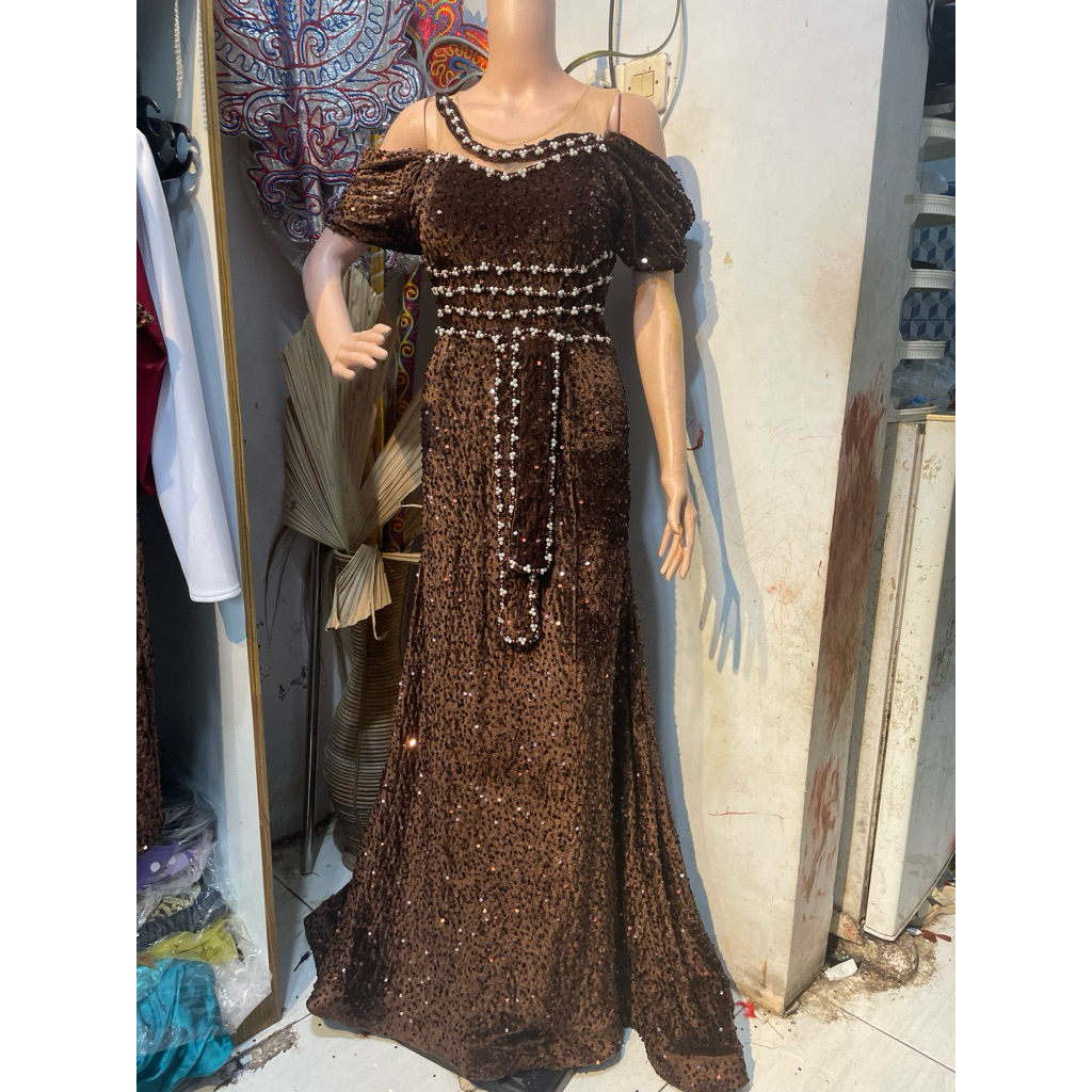 baju penyanyi duyung squin