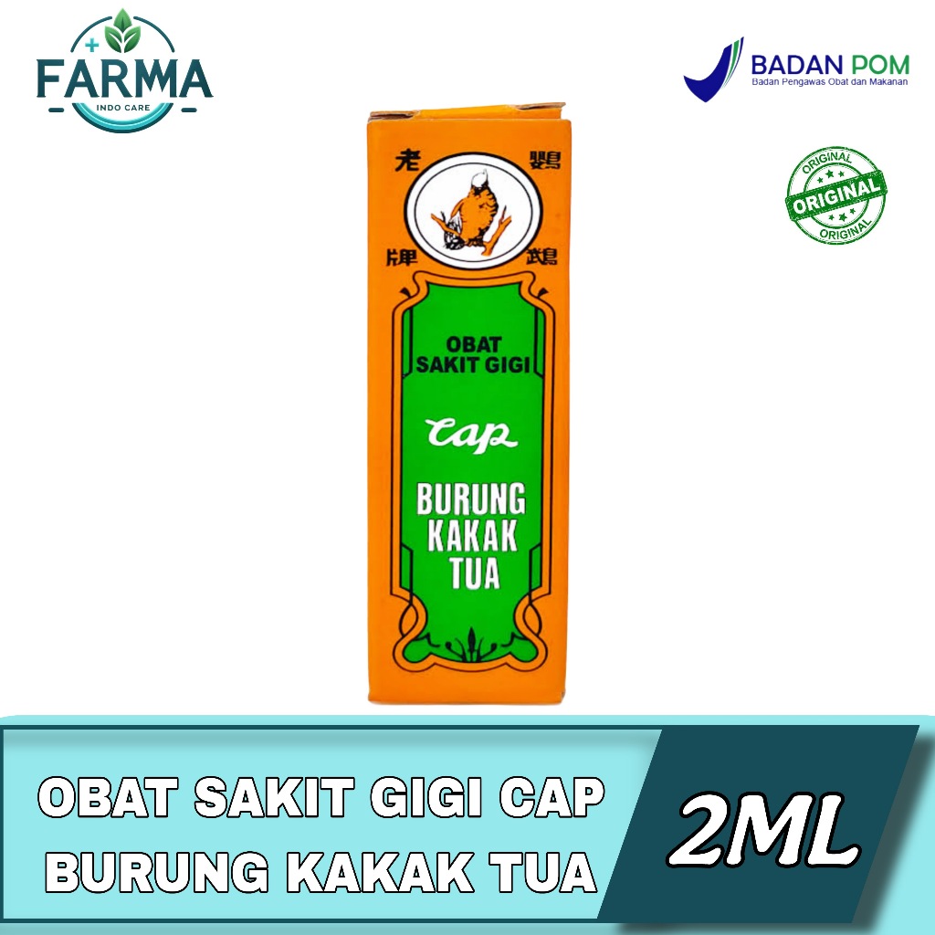 OBAT SAKIT GIGI CAP BURUNG KAKAK TUA