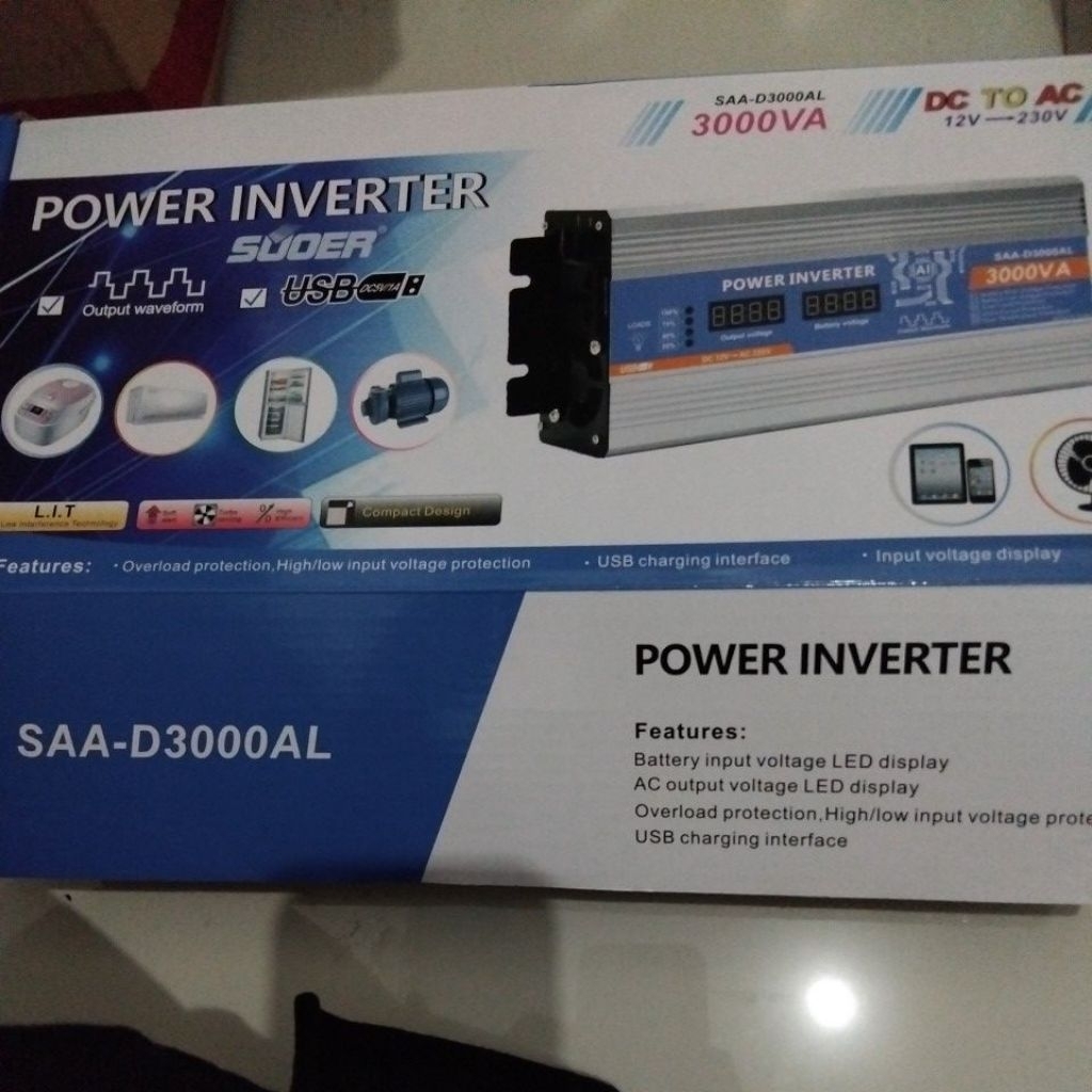 Inverter Suoer 3000 Watt