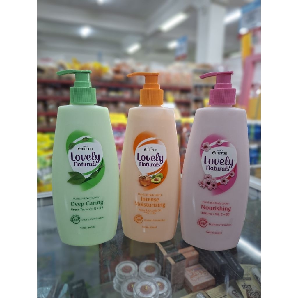 EMERON LOVELY BODY LOTION PUMP 400 ML