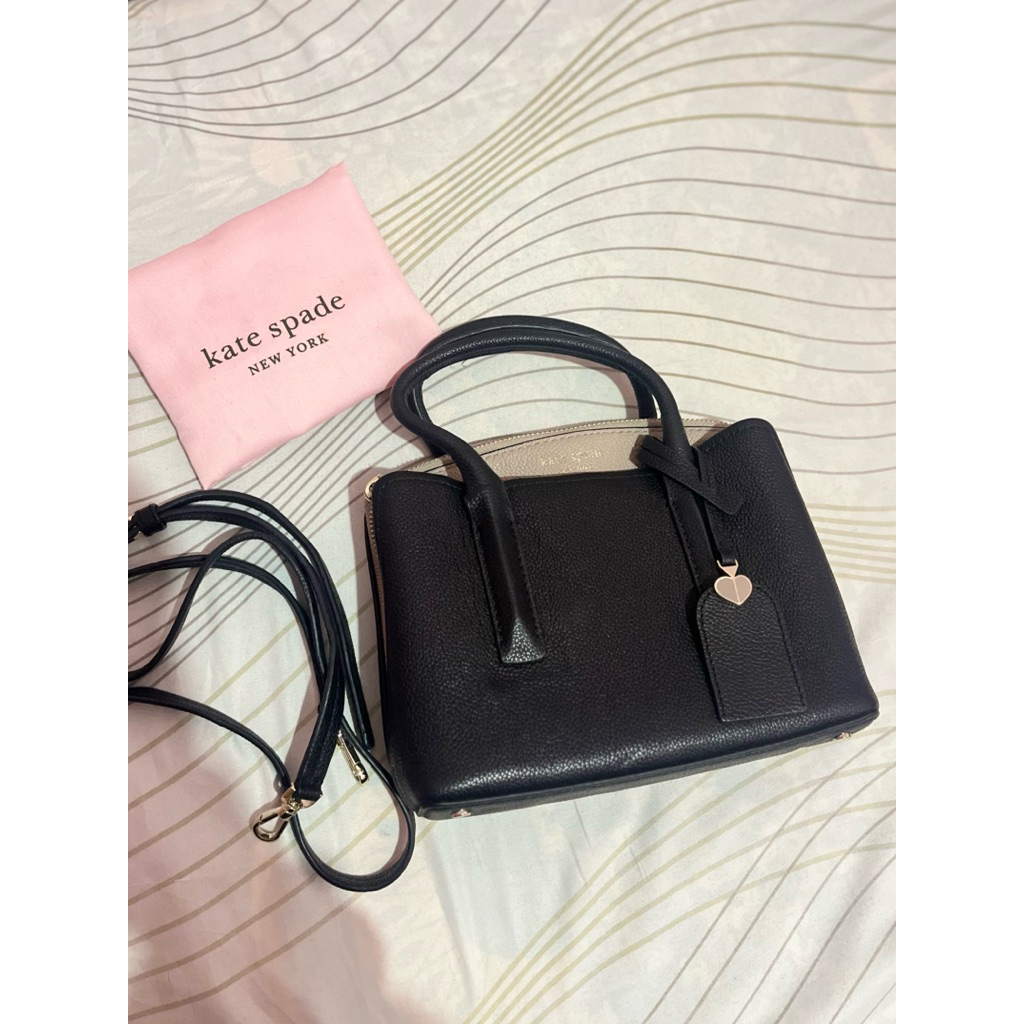 tas kate spade margaux mini satcel black