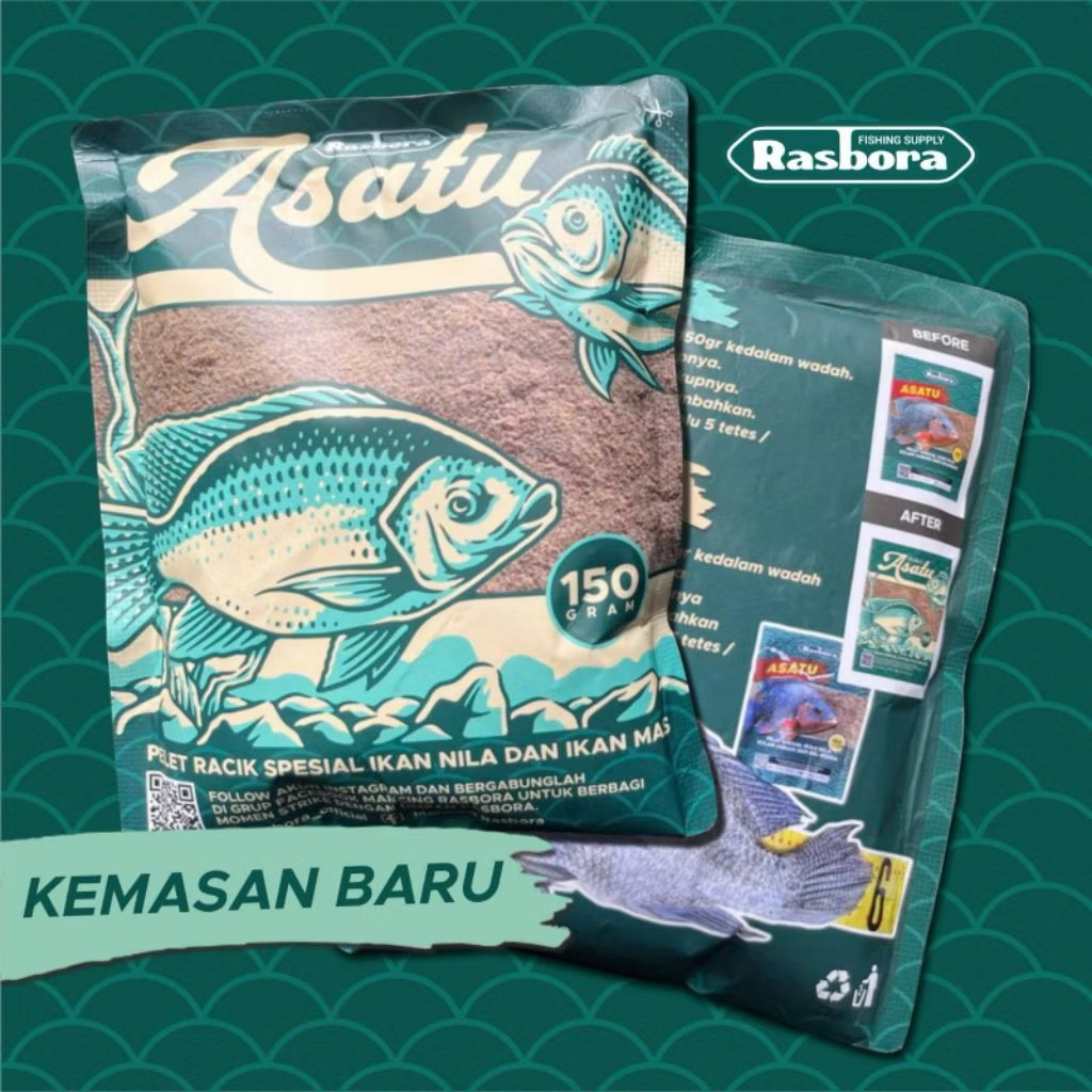 UMPAN RASBORA ASATU 150 GRAM SPESIAL IKAN NILA