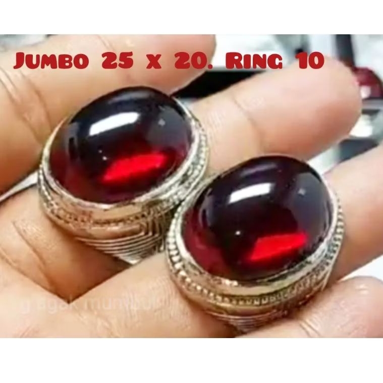 Batu Merah Siam jumbo | Ring 10