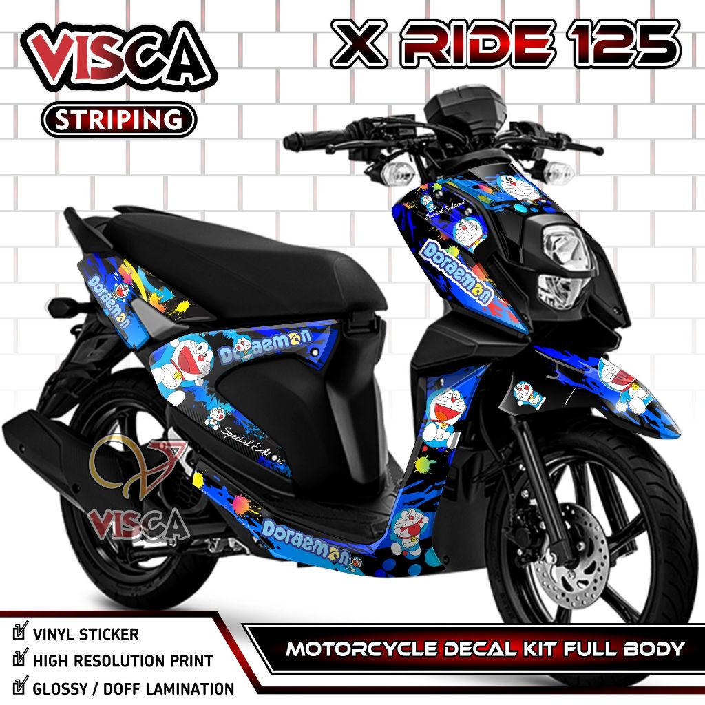 (PROMO SPECIAL) Decal X Ride 125 - Stiker X Ride 125 - Dekal X Ride 125 Full Body - Striping X Ride 