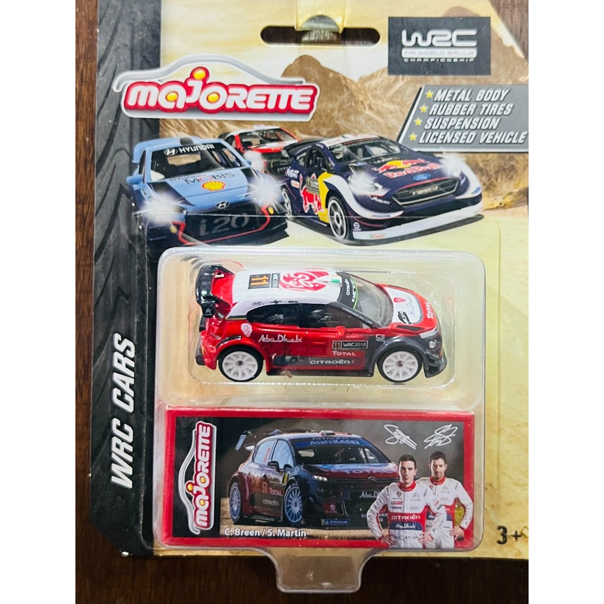 Majorette WRC Car - Citroen C3 (C.Breen)