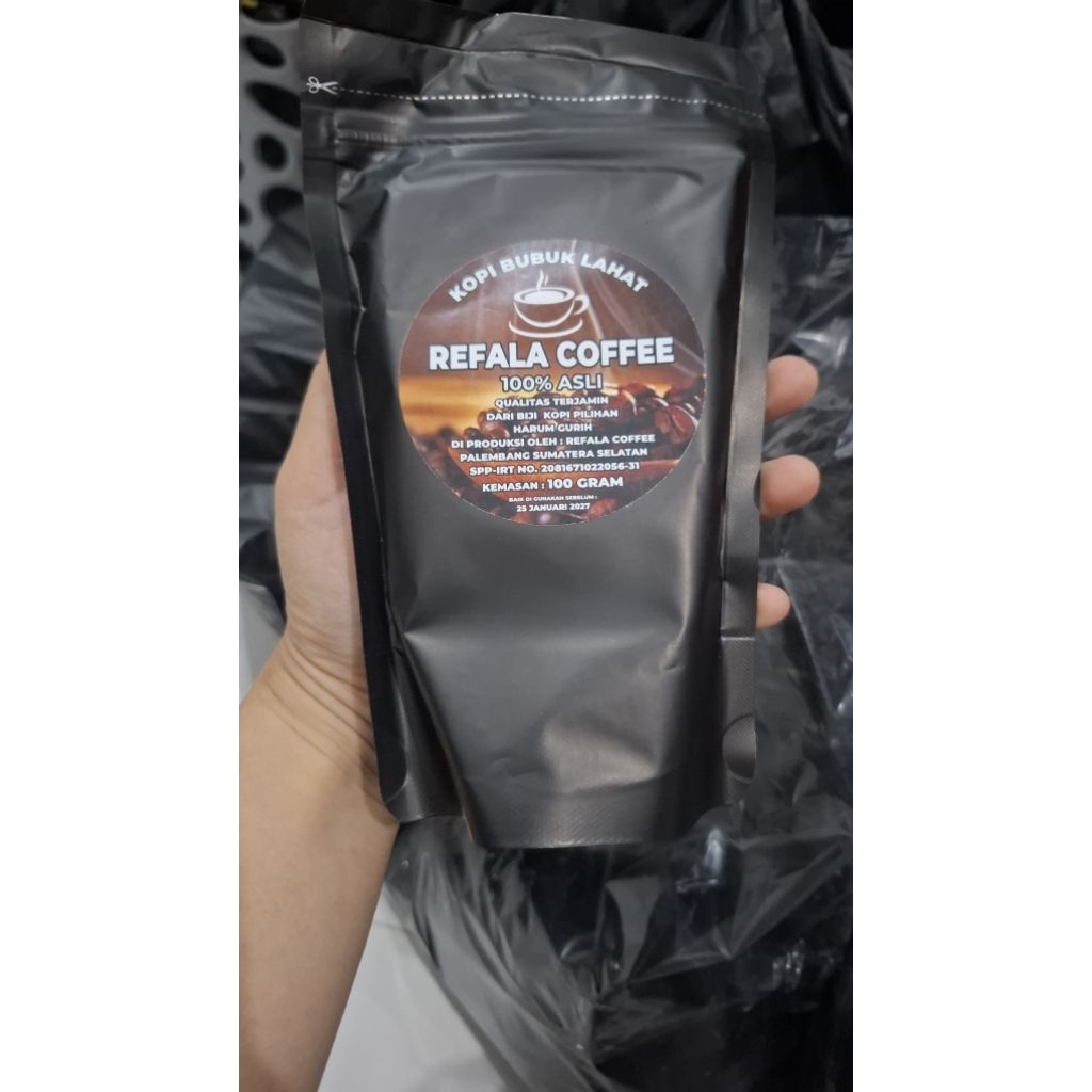kopi robusta palembang | kopi hitam original 100gr