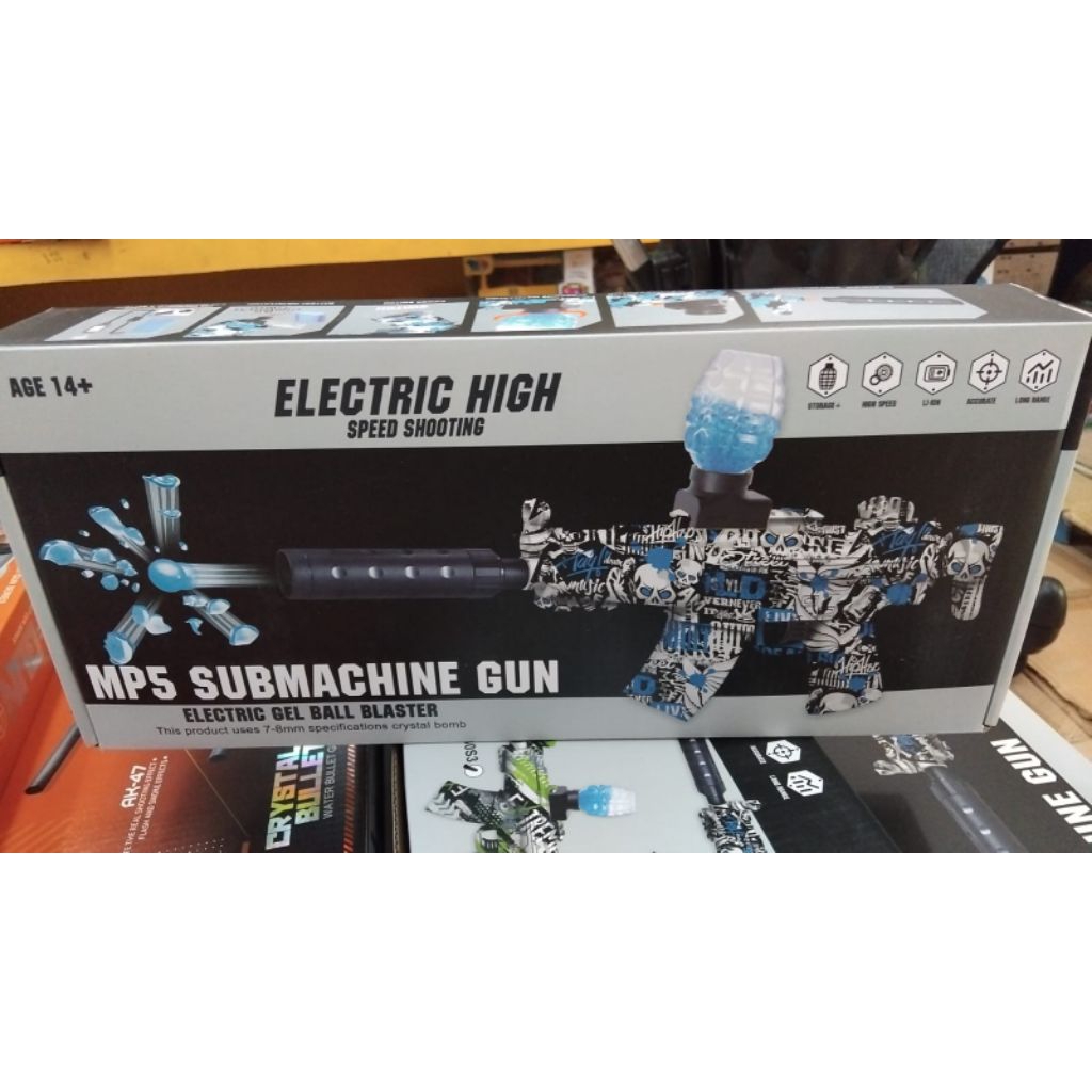 Mainan Tembak Gel Gun Water ball electrik