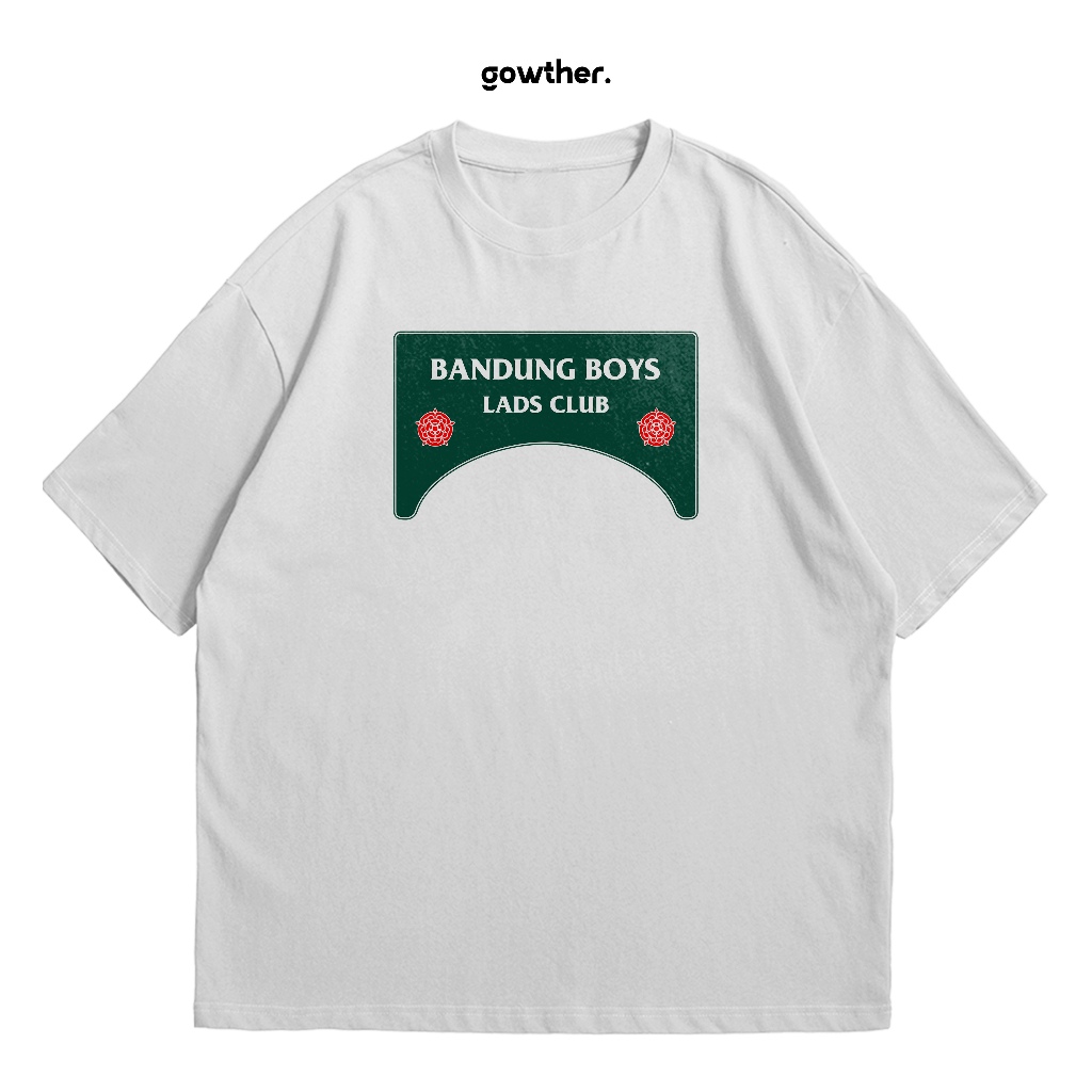 BANDUNG BOYS LADS CLUB - 022 BANDUNG FANS - KAOS BANDUNG CASUAL - KAOS PERSIB FANS - WHITE - GOWTHER