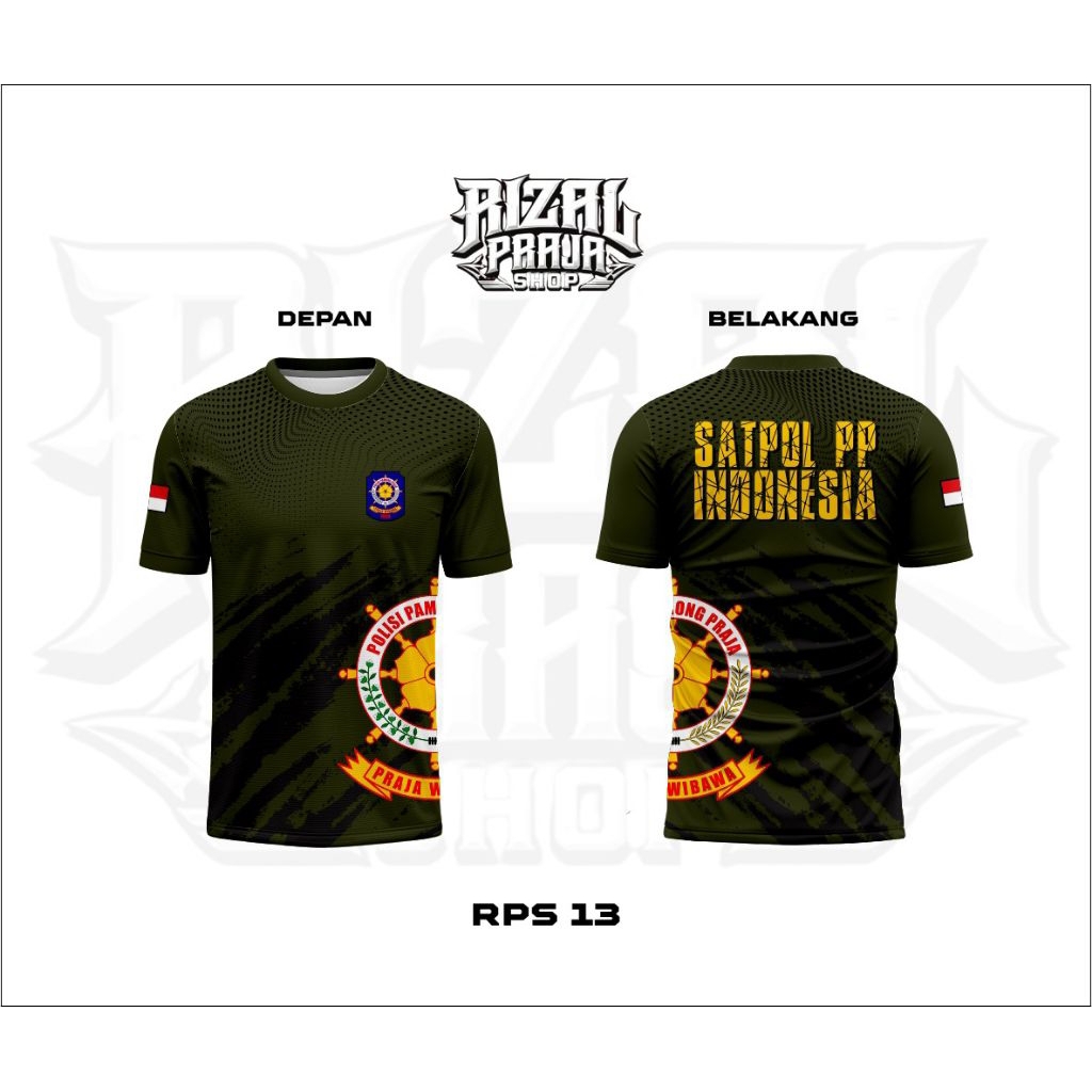 JERSEY SATPOL PP (SATUAN POLISI PAMONG PRAJA) RPS - 13