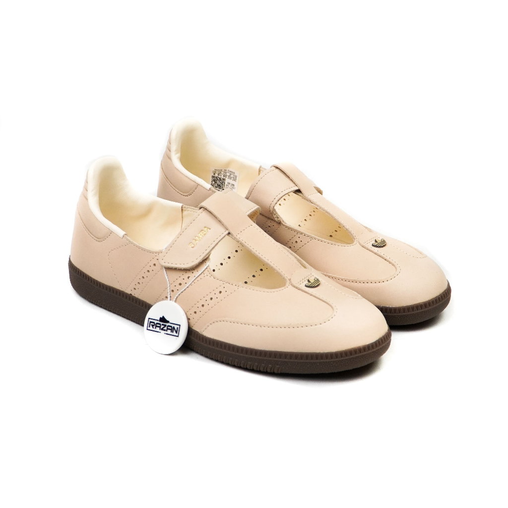 Adidas Samba Jane Leather Beige (W) 100% Authentic Original