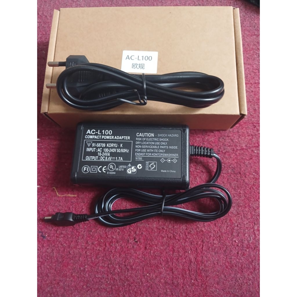 Power Adaptor Handycam SONY SD 1000 MC 1500 MC 2500 NXCAM NX 5R NX 100 NX 200 PD 170 PD 177 TRV