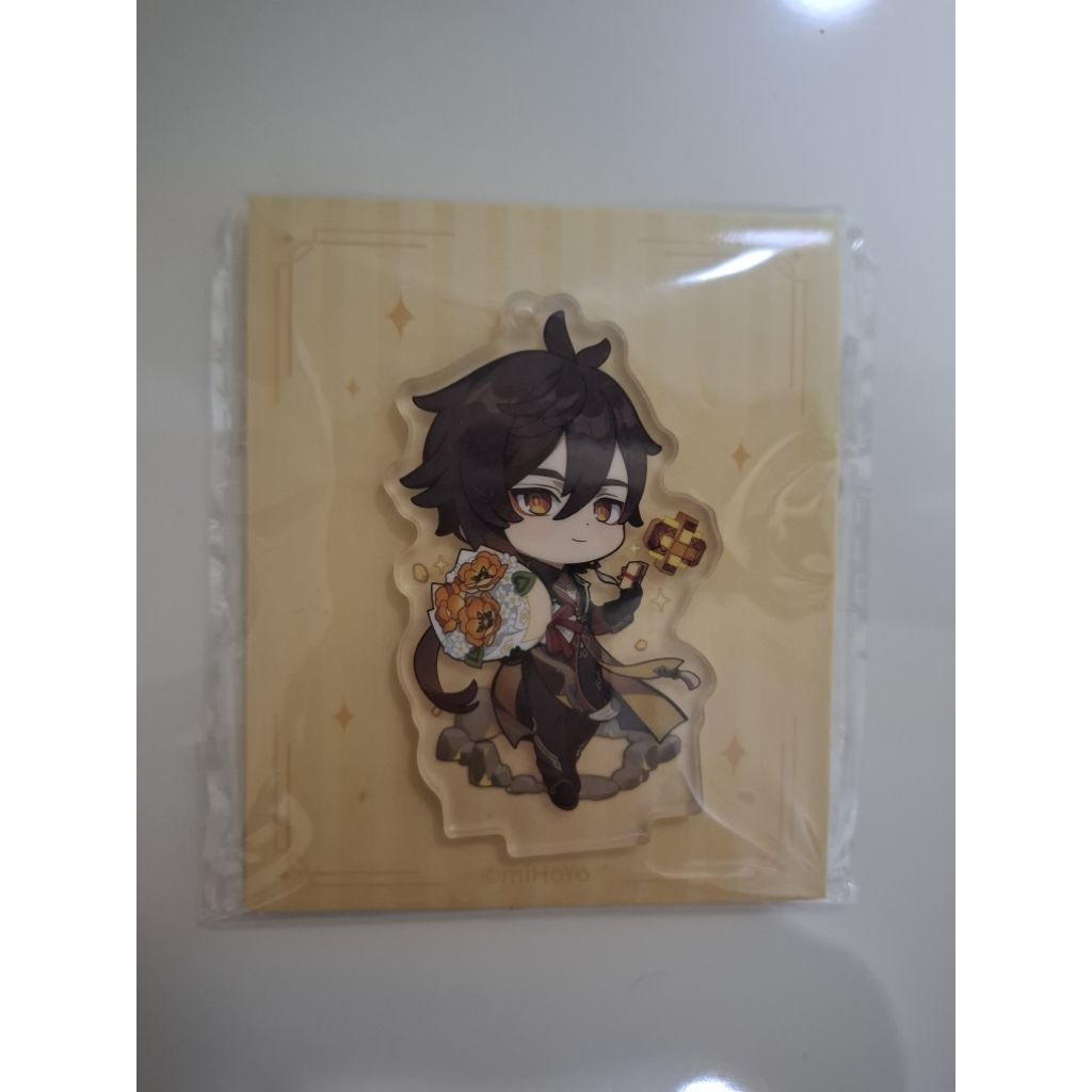 Genshin - Zhongli Valentine Acrylic Standee Keychain