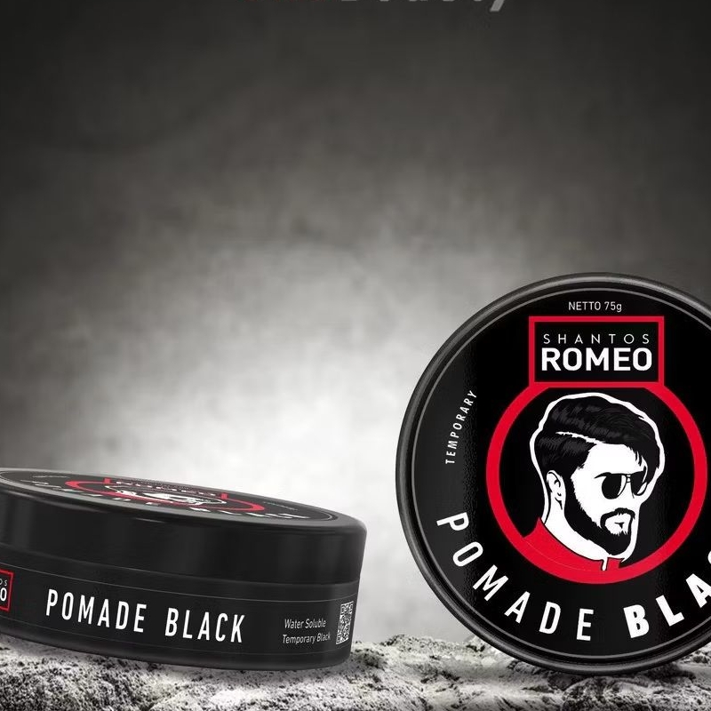 pomed rambut penutup uban pomade Romeo santos original 40gram / pomade black hair uban