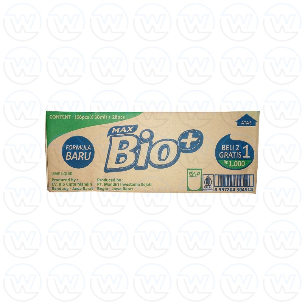 [1 DUS] Bio Cairan Pencuci Piring 50ml Isi 84pcs [Eceran Rp1.000]