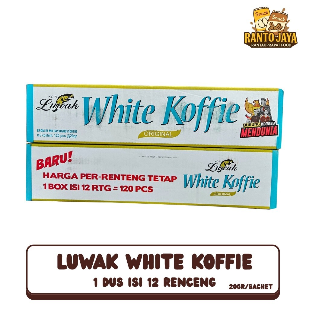 1 Dus Kopi Luwak White Koffie Original