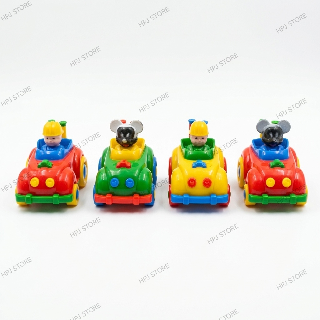 HPJ STORE Sharpener Rautan Serutan Mobil mobilan Karakter Orang dan Mickey